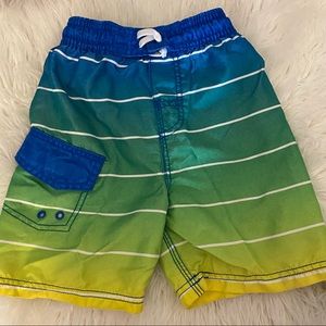 Multicolor swimming trunks